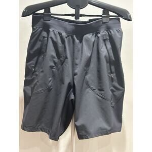 Lululemon Athletic Shorts Men's Black Anti-Gravity Luon Elastic Waist Size L